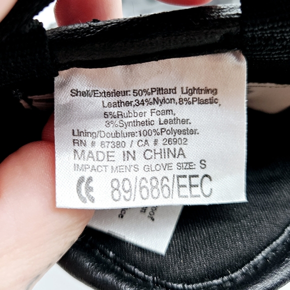 BURTON | Impact Protection wrist guard leather snowboard gloves - Picture 5 of 8